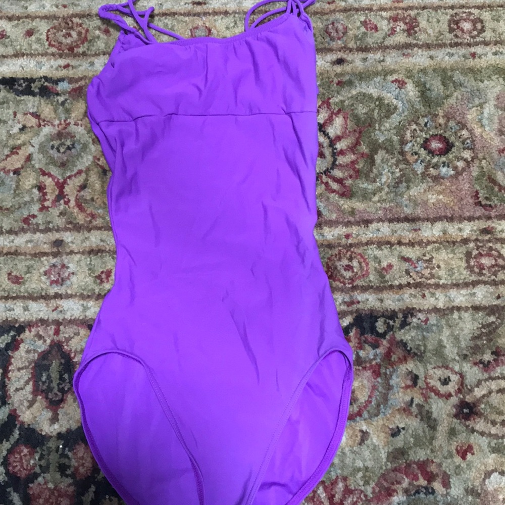Capezio purple leotard